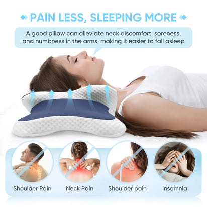 Ergonomic Memory Foam Neck Pillow NAPURA™
